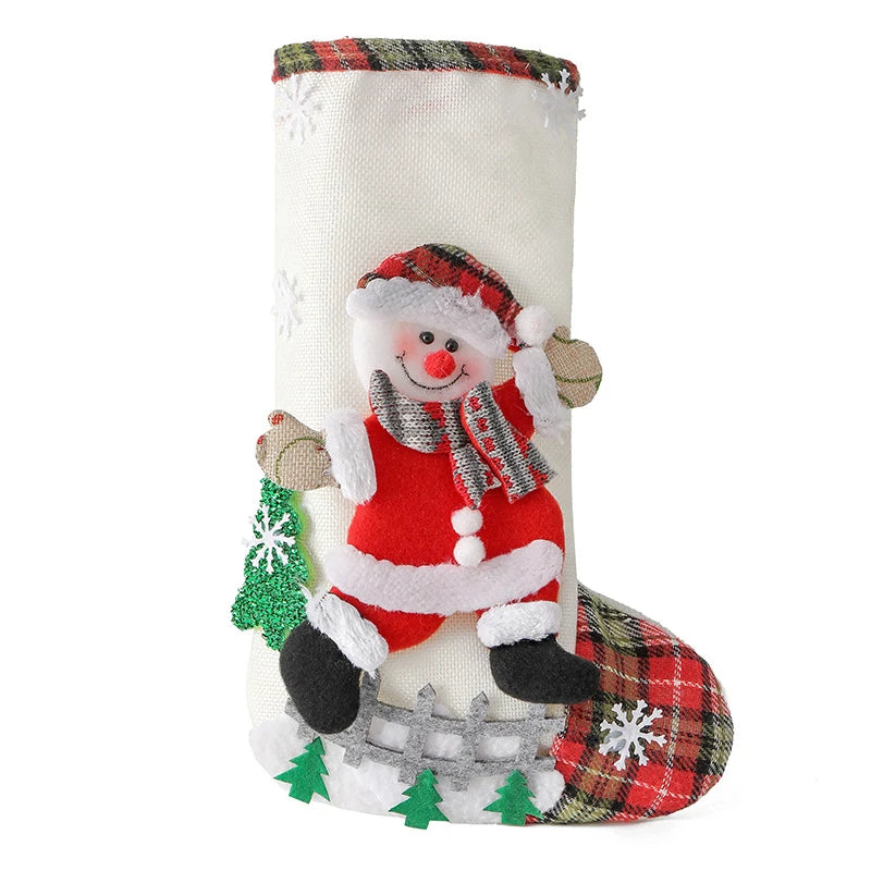Santa & Snowman Treat Stockings