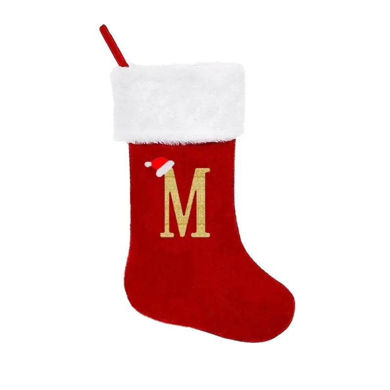 Family Initial Knit Stocking
