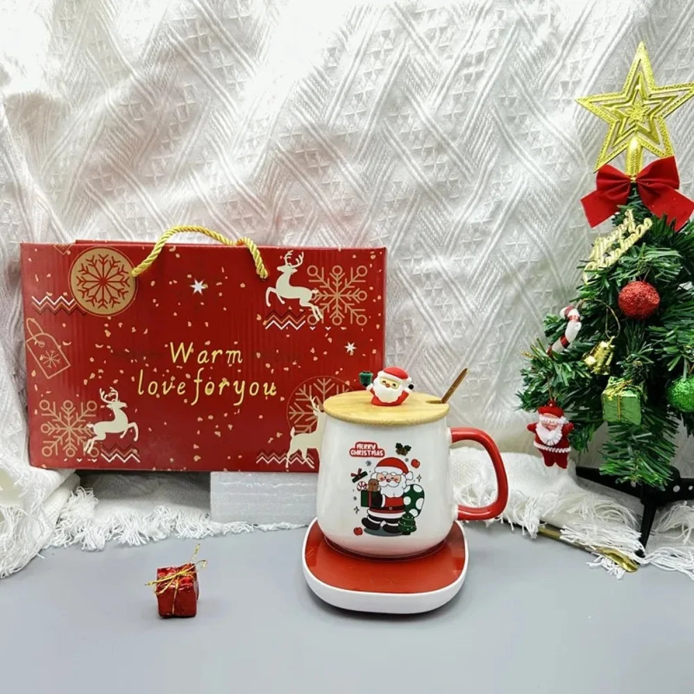 Santa’s Cozy Lidded Mug
