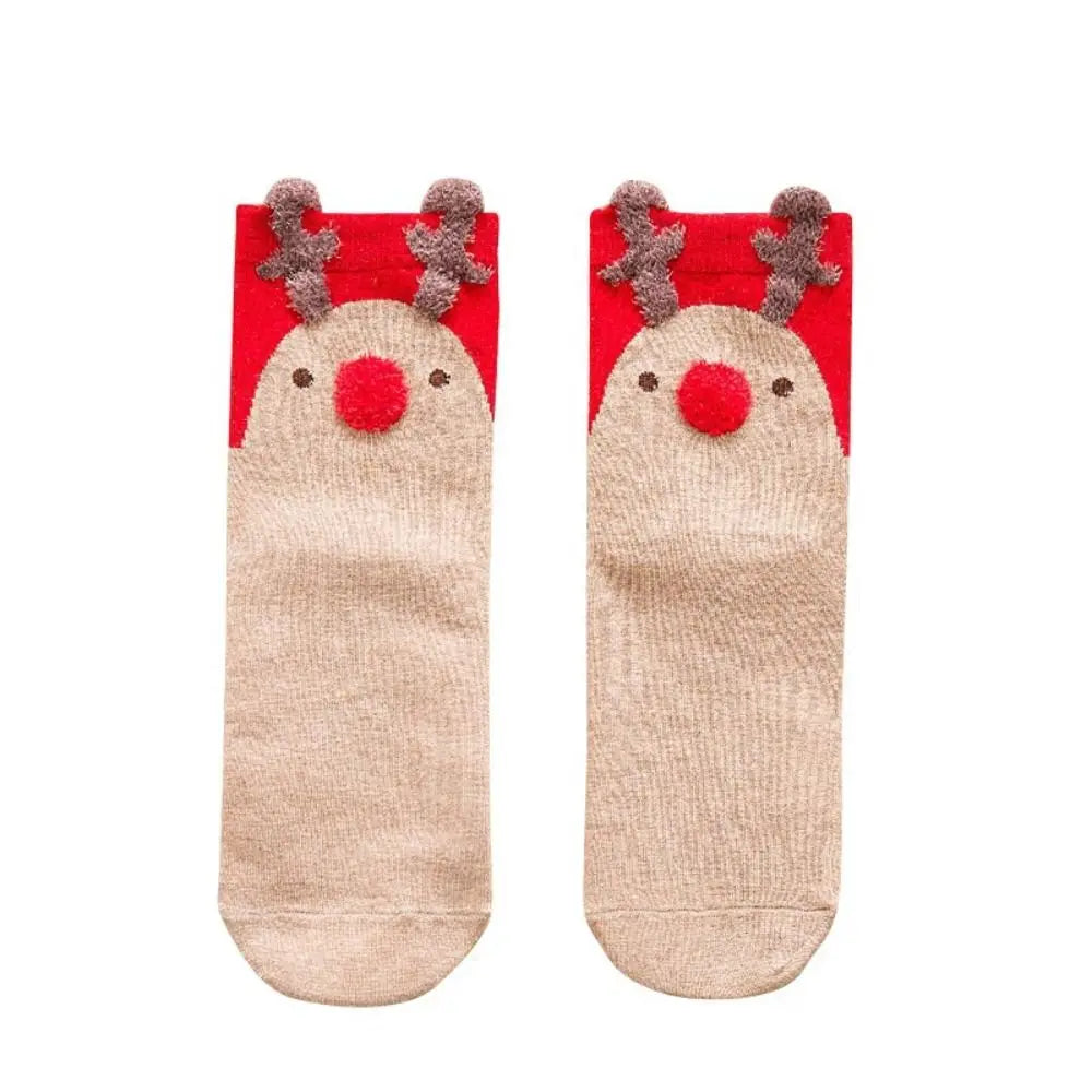 Holiday Cartoon Socks – 5 Pair Set