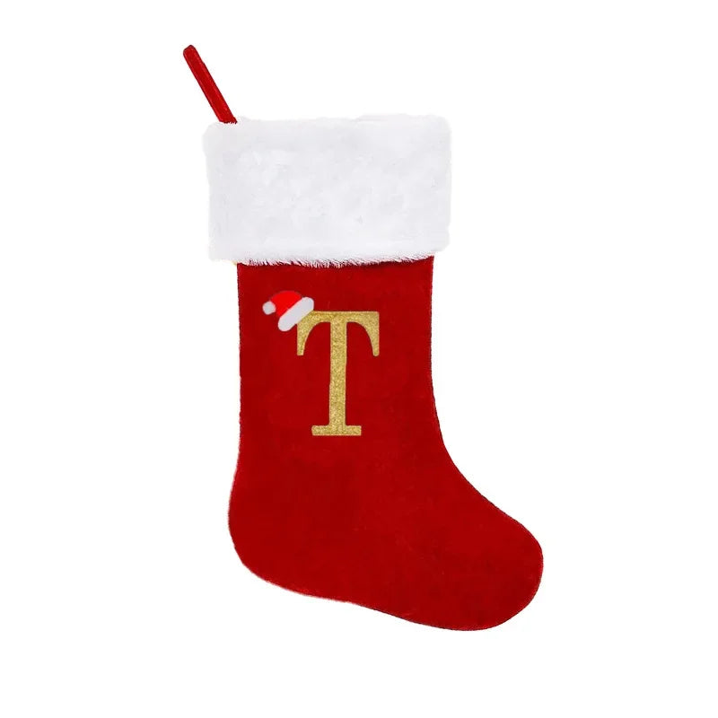 Family Initial Knit Stocking