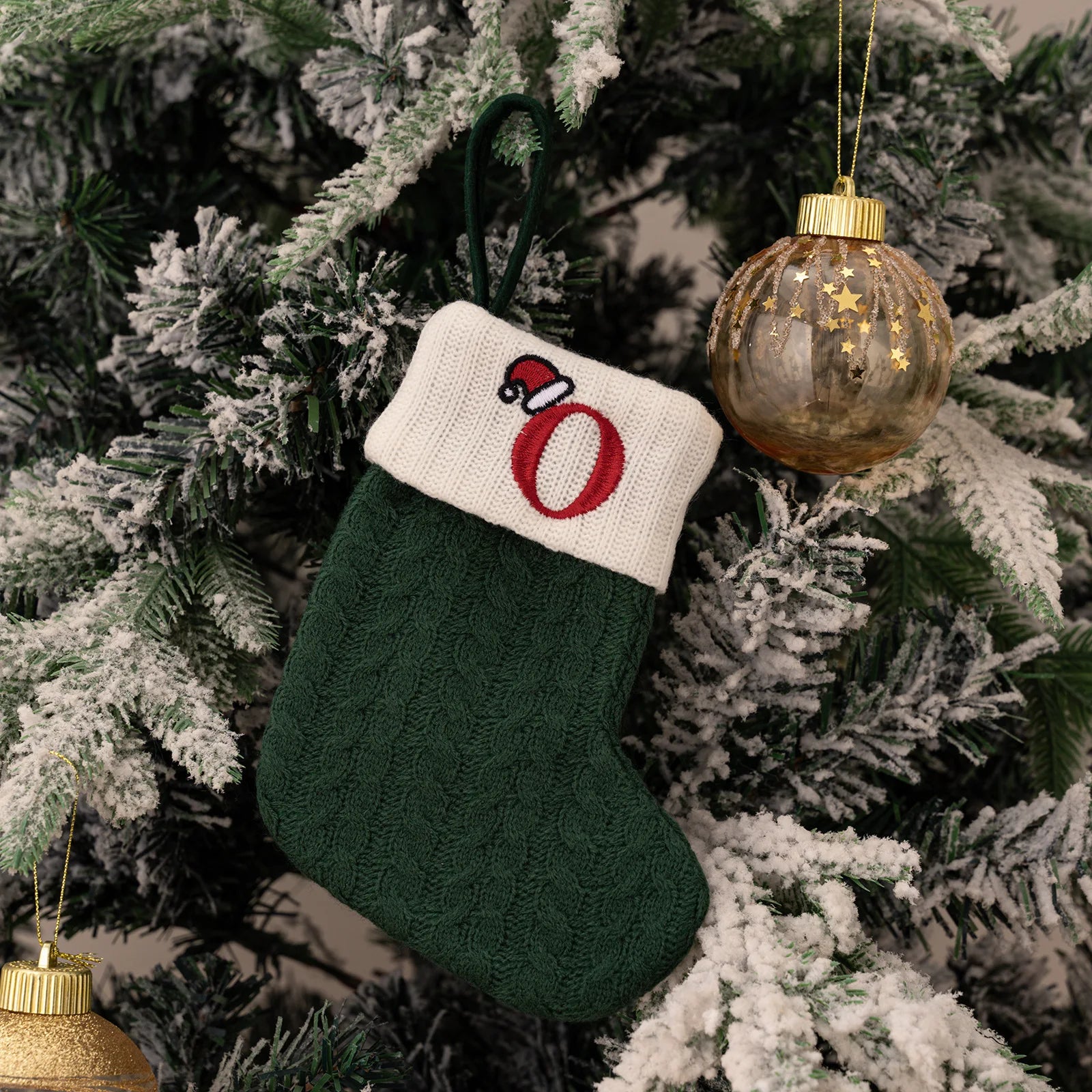 Forest Green Initial Stocking