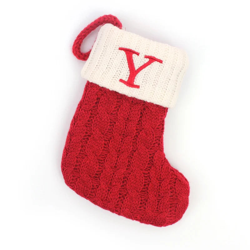 Monogram Snowflake Holiday Stocking