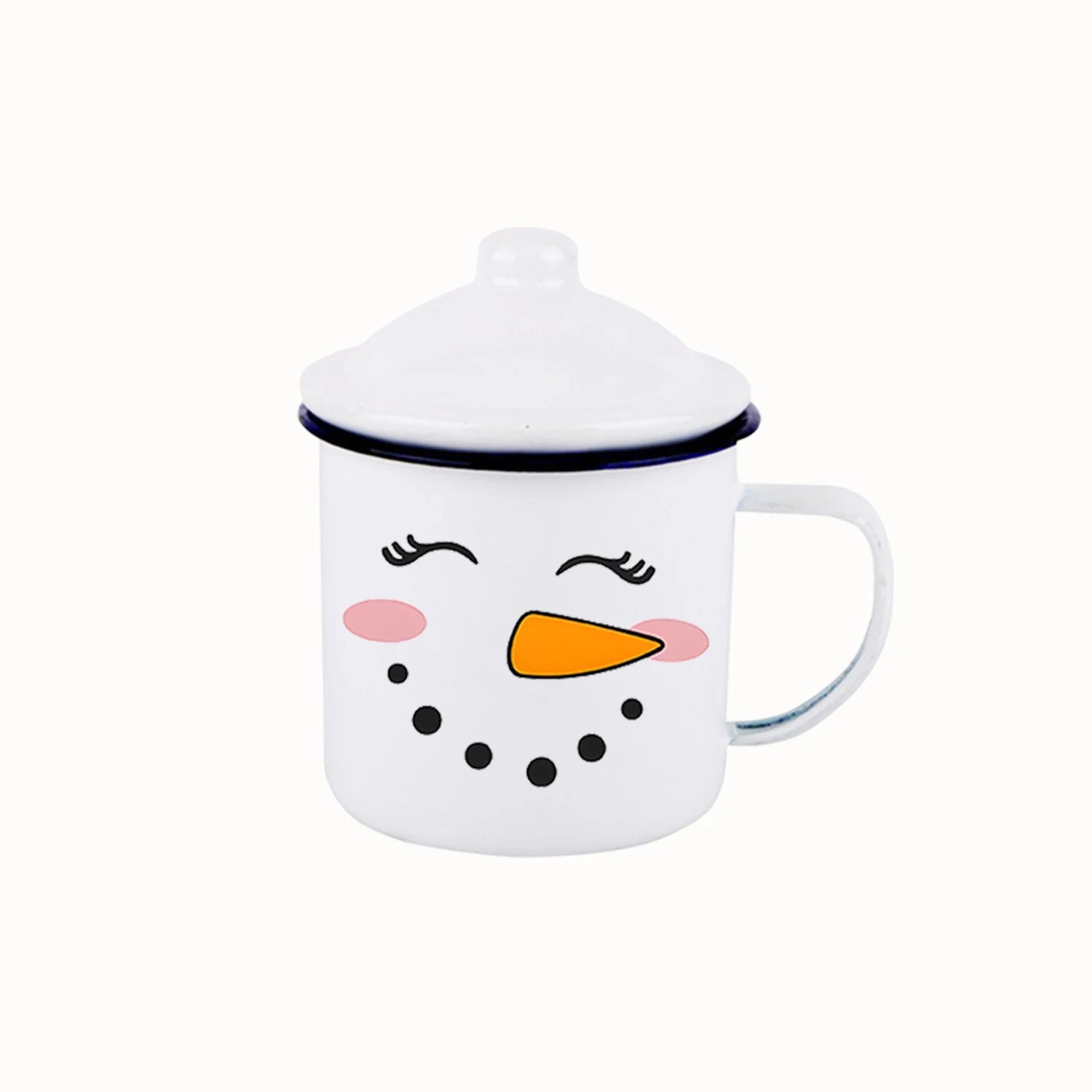 Jolly Santa Enamel Mug