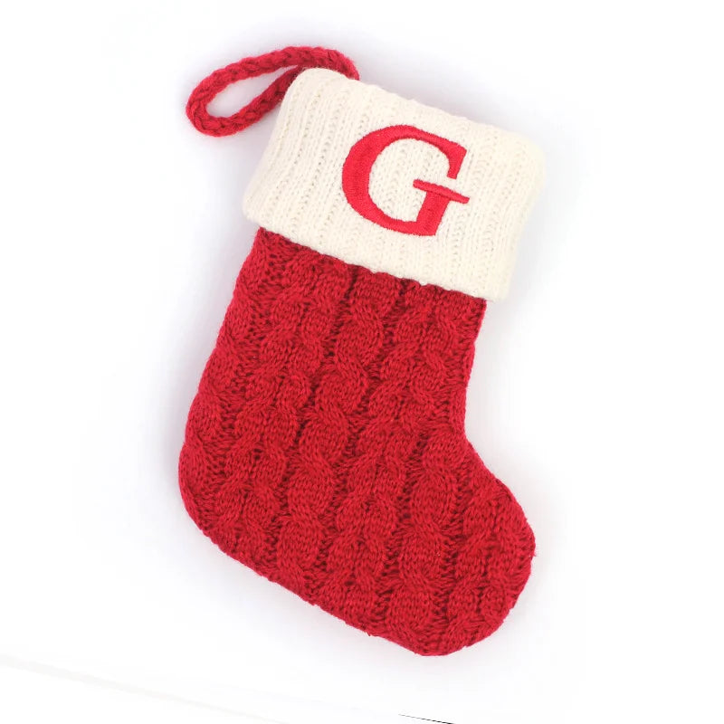 Monogram Snowflake Holiday Stocking
