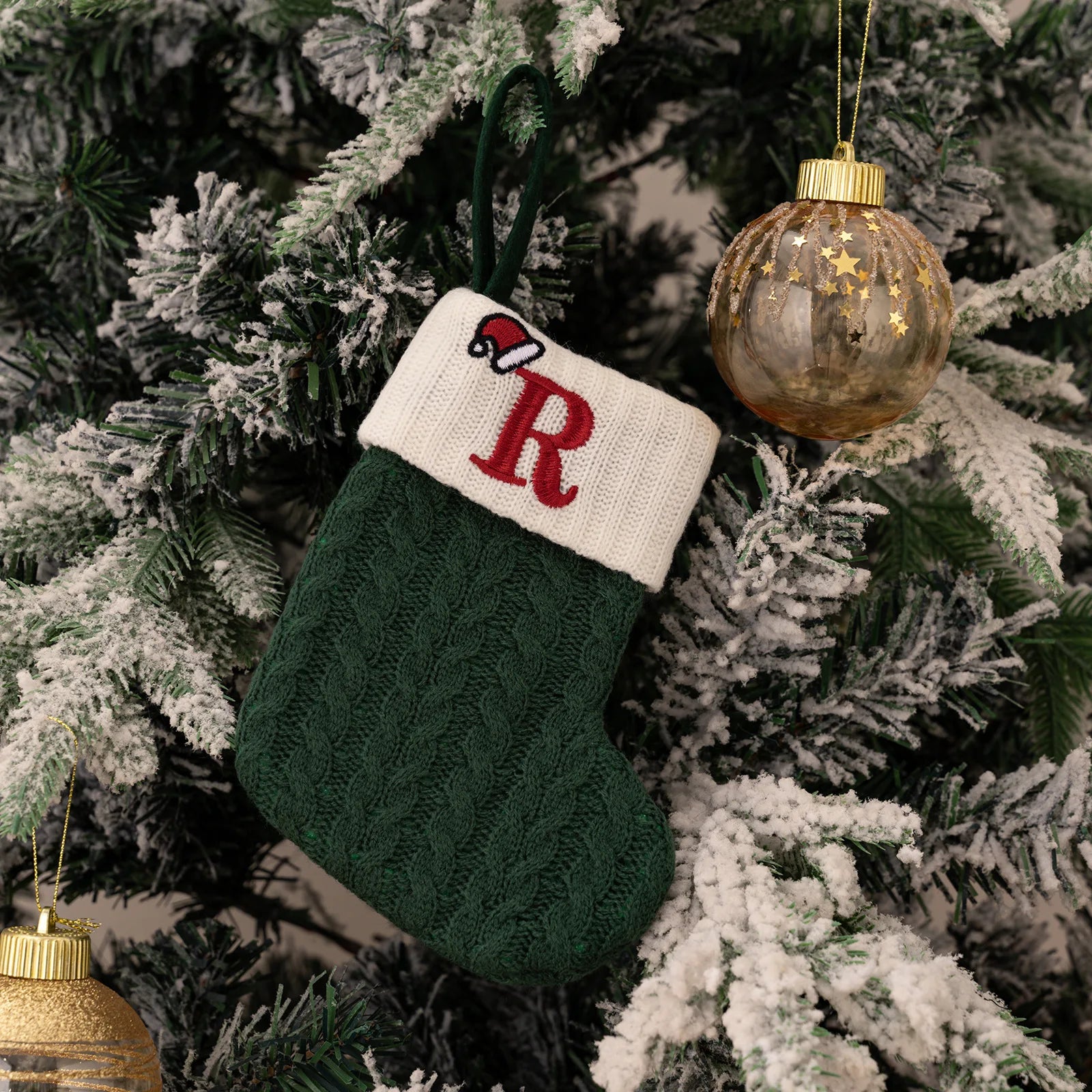 Forest Green Initial Stocking