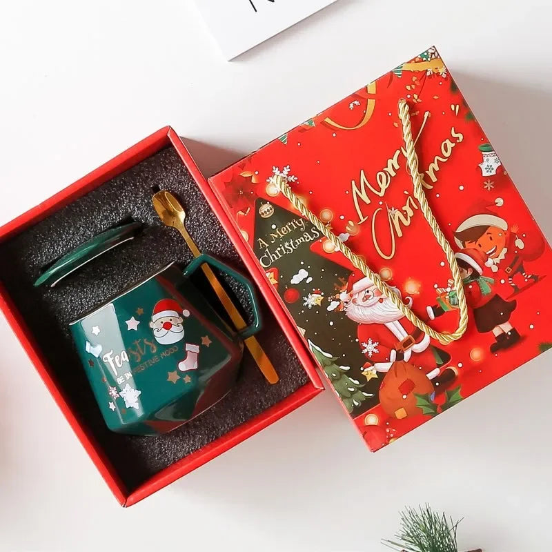 Holiday Sip Mug Set (Lid + Stirrer)