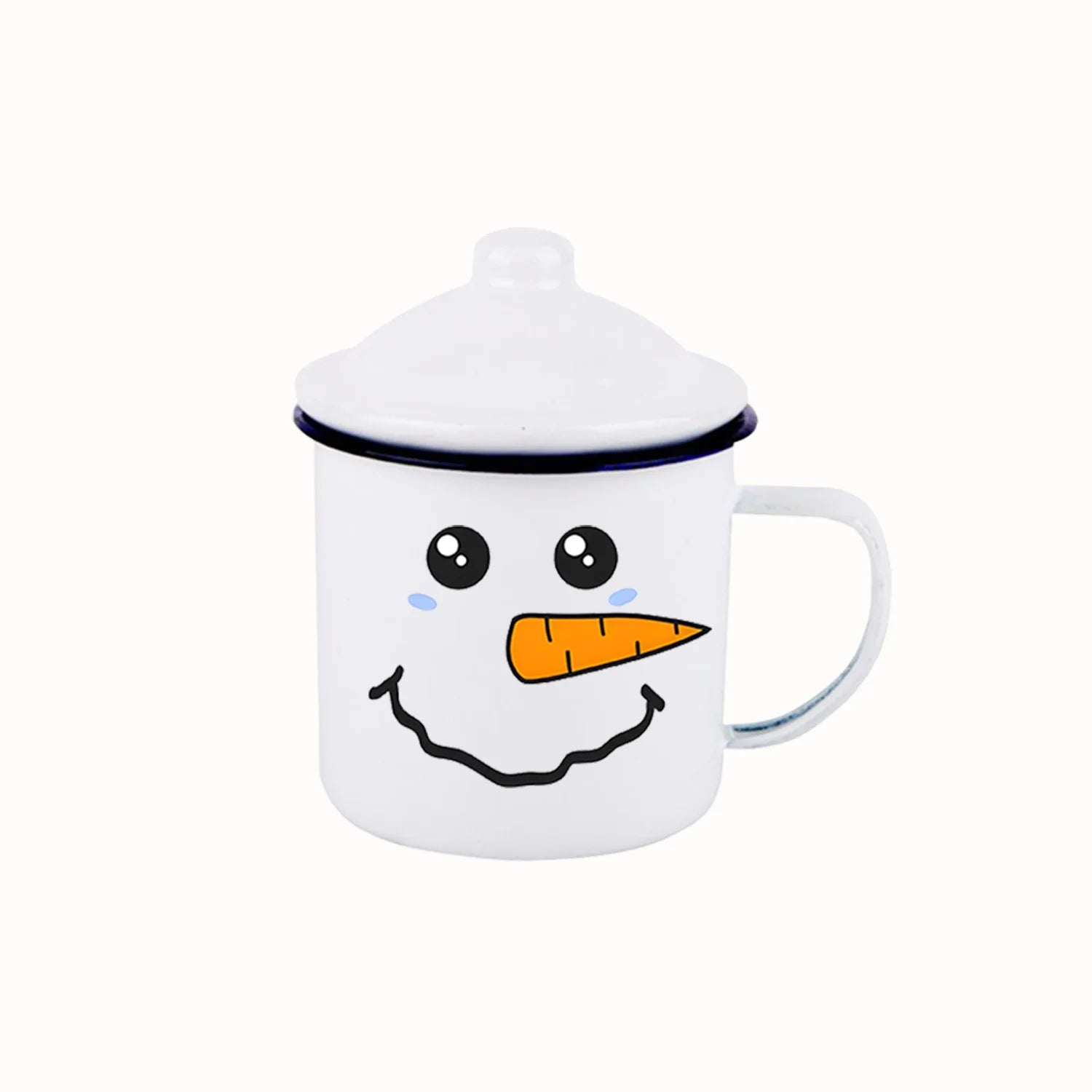 Jolly Santa Enamel Mug