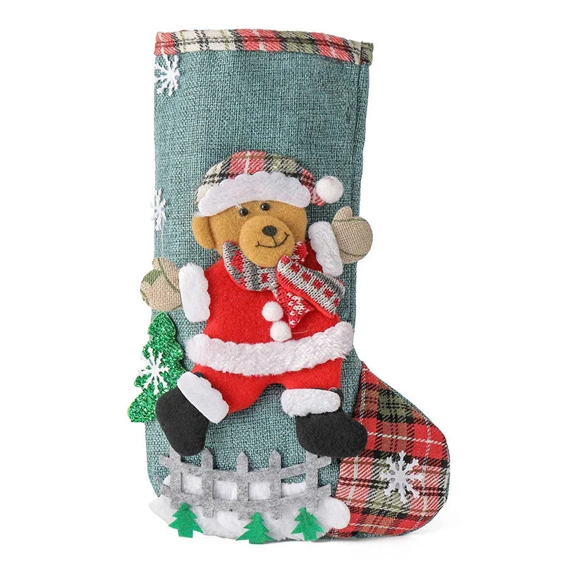 Santa & Snowman Treat Stockings