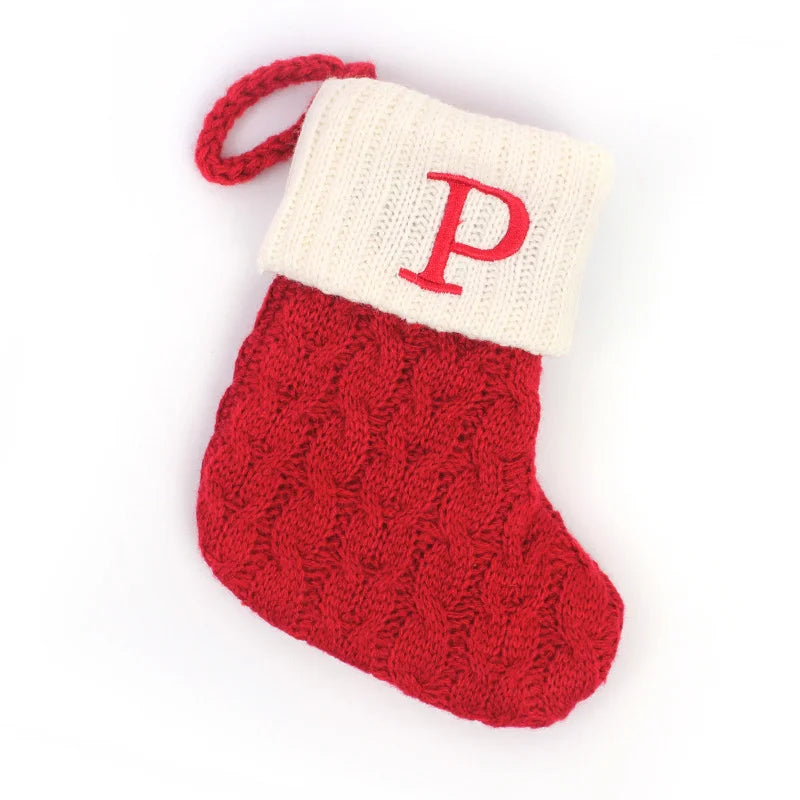 Monogram Snowflake Holiday Stocking