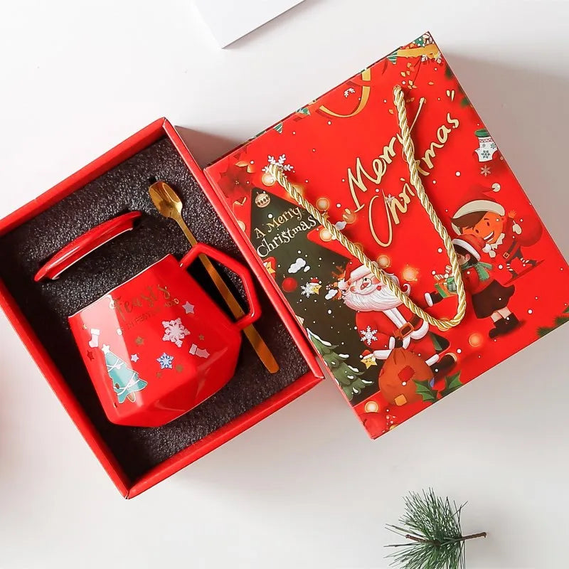 Holiday Sip Mug Set (Lid + Stirrer)