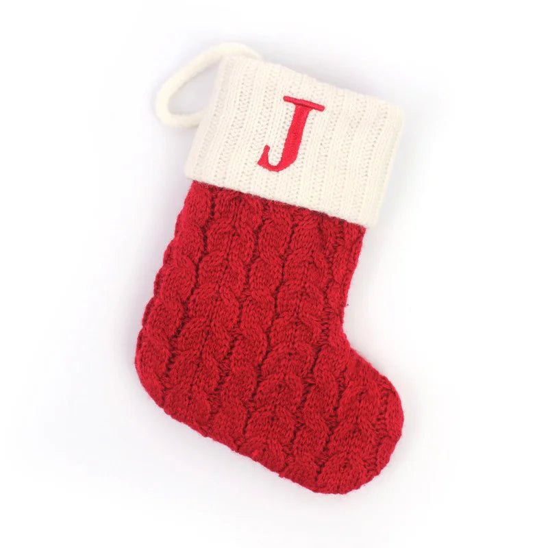 Monogram Snowflake Holiday Stocking