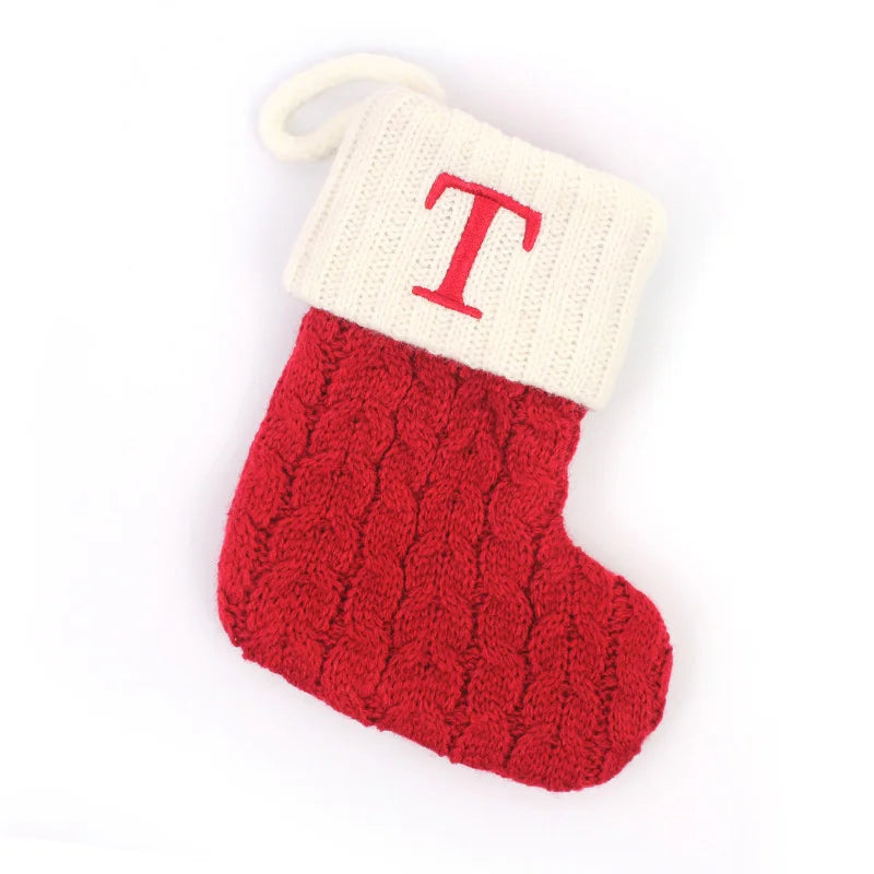 Monogram Snowflake Holiday Stocking