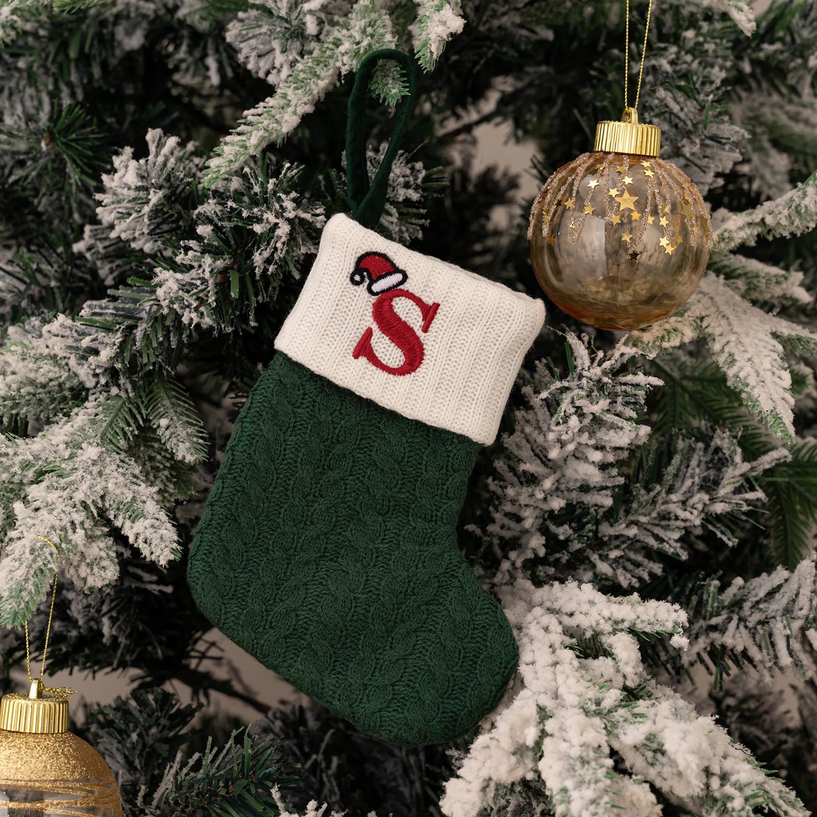 Forest Green Initial Stocking