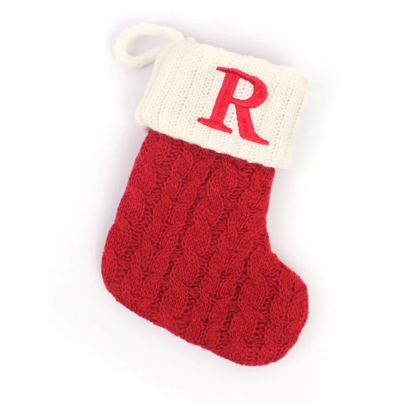 Monogram Snowflake Holiday Stocking