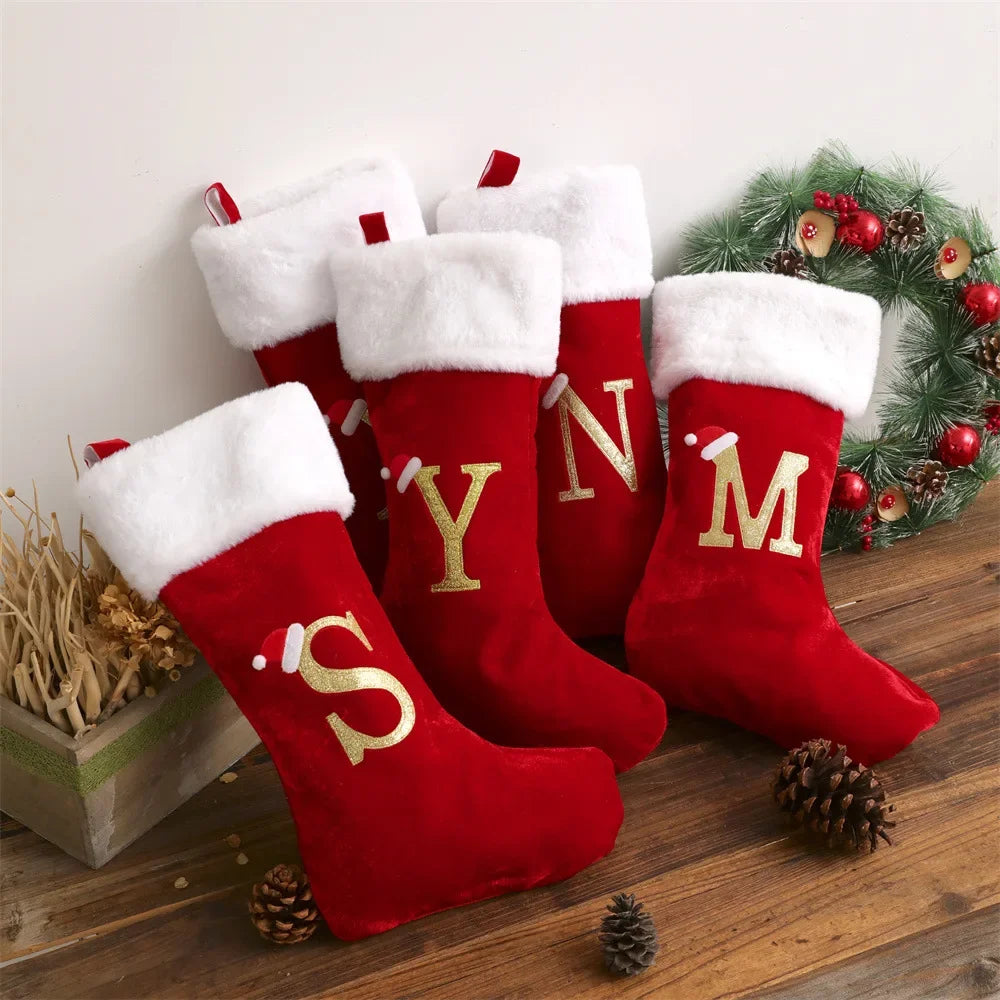Family Initial Knit Stocking