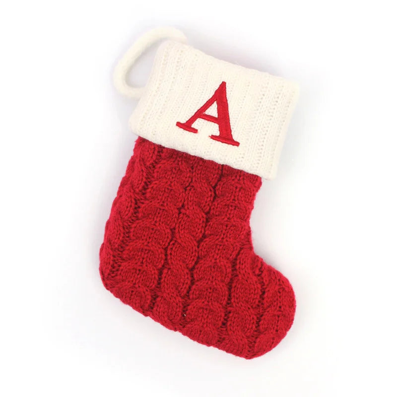 Monogram Snowflake Holiday Stocking