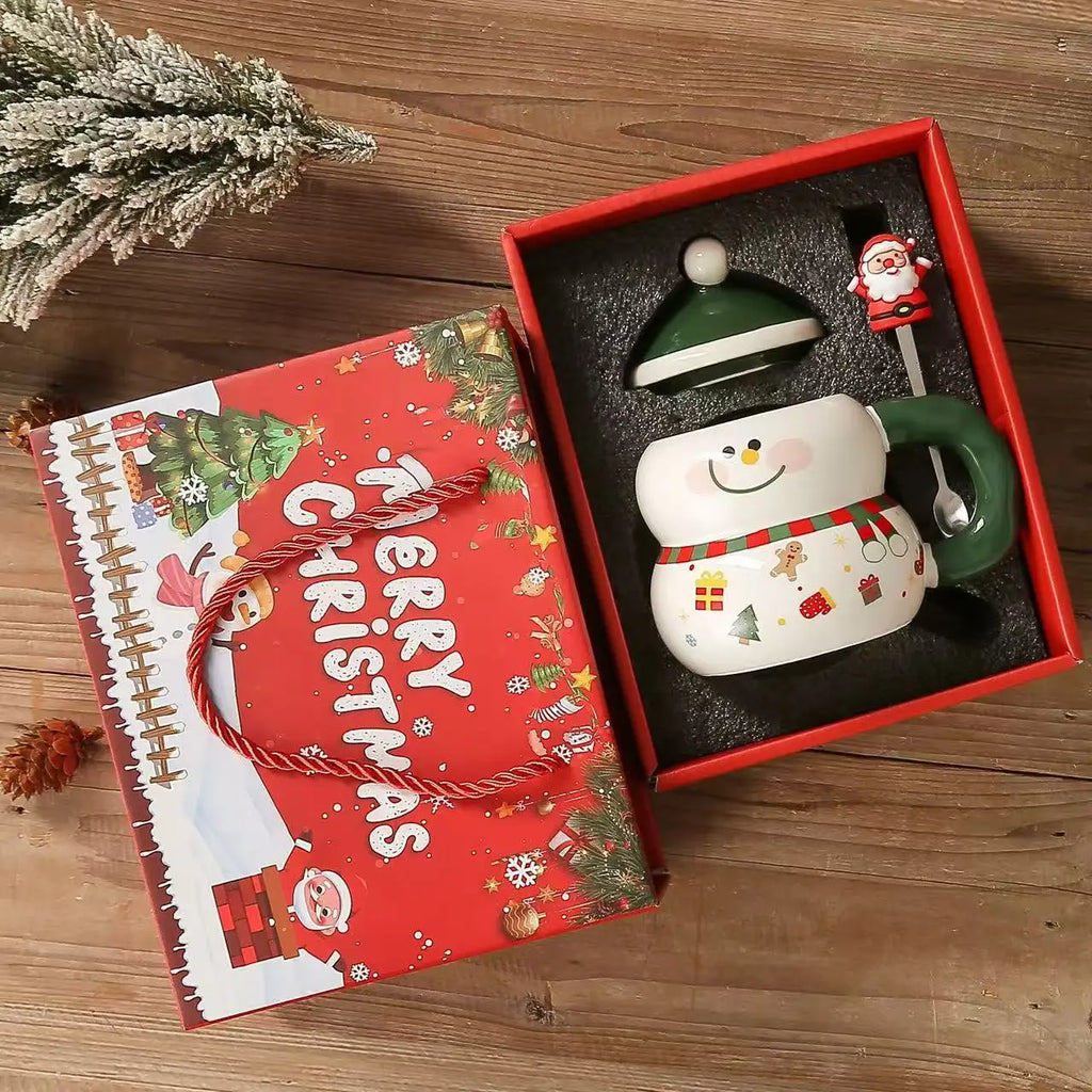 Merry Moments Mug Set (Lid + Spoon)