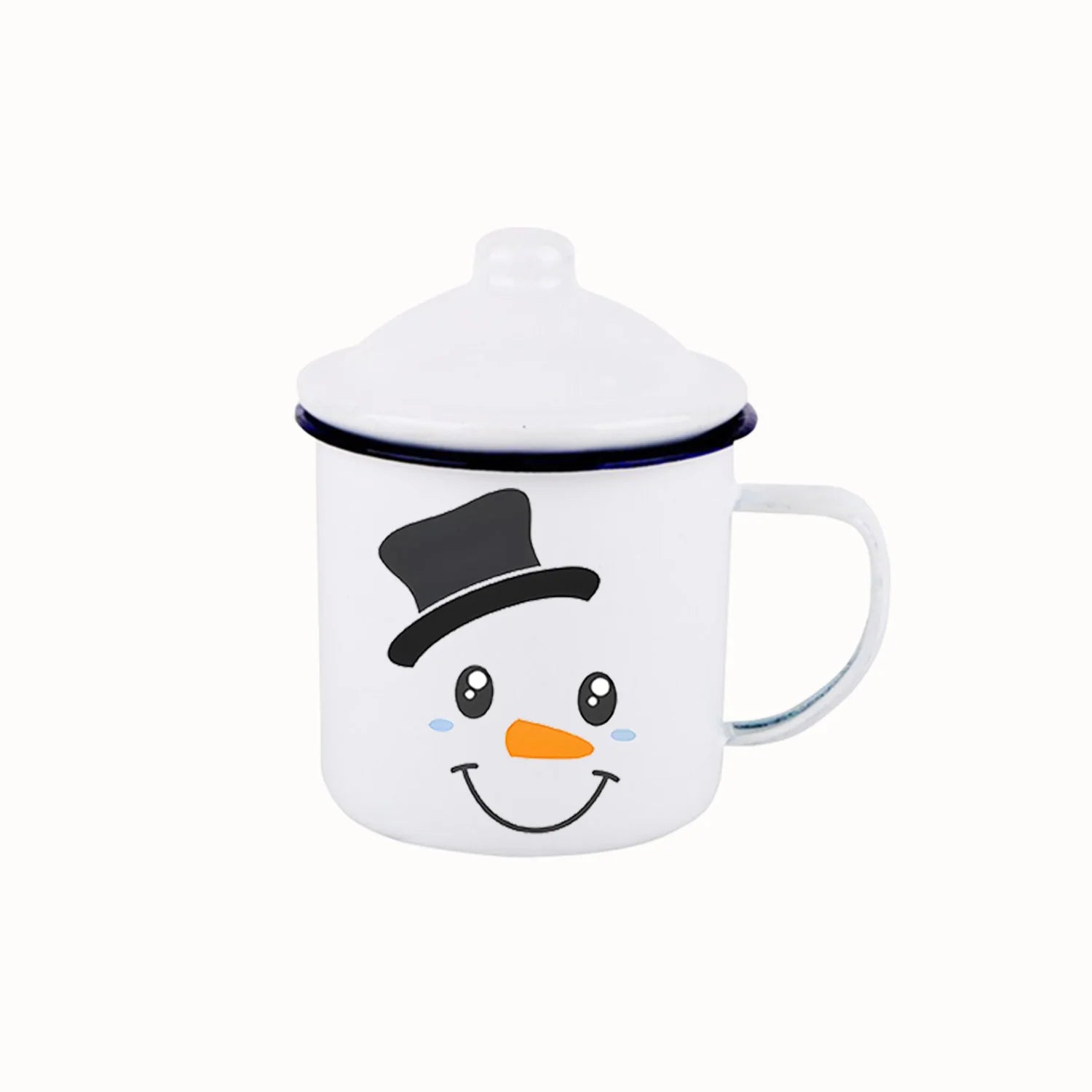 Jolly Santa Enamel Mug