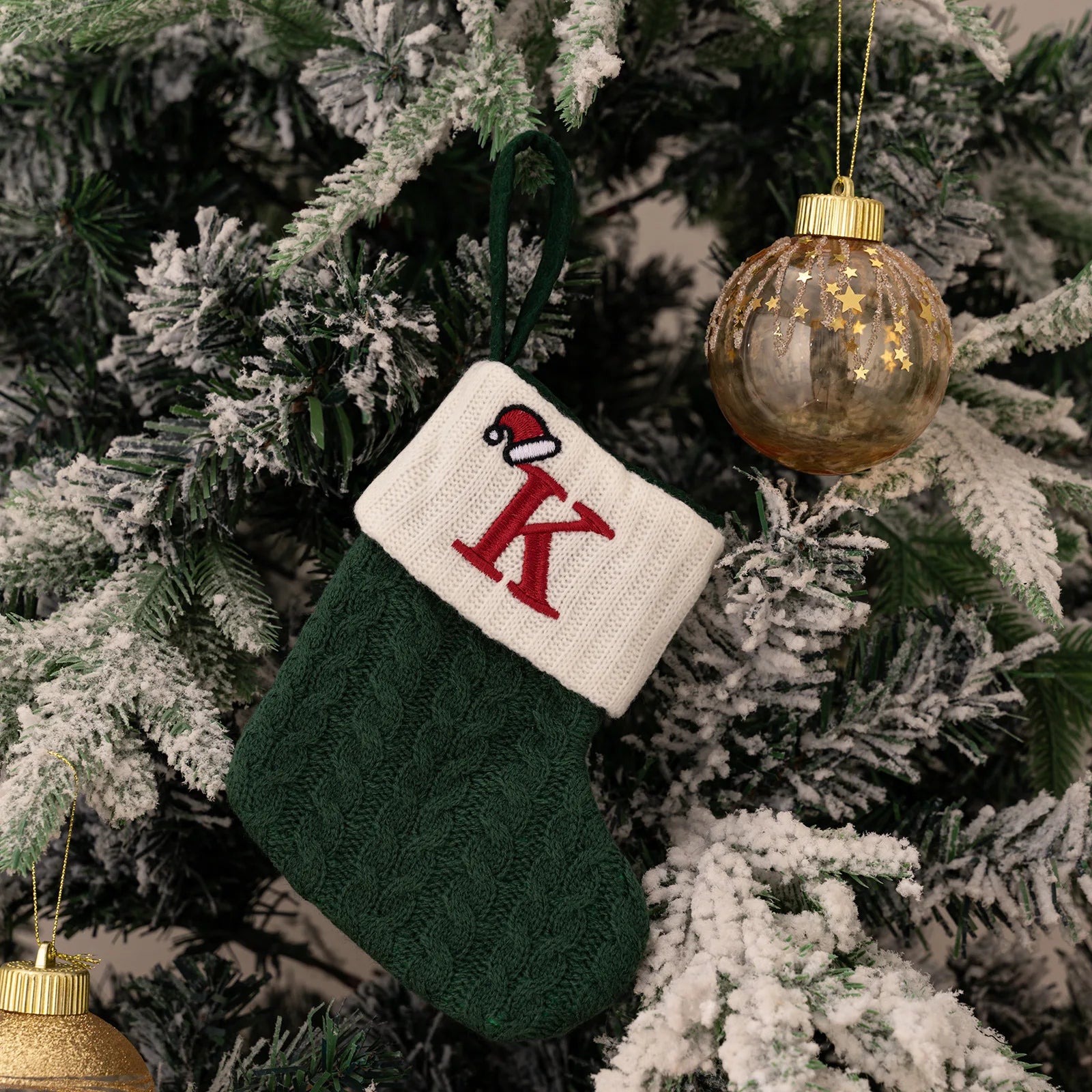 Forest Green Initial Stocking