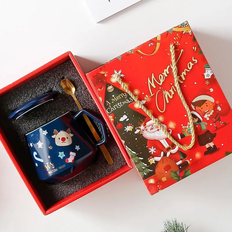 Holiday Sip Mug Set (Lid + Stirrer)