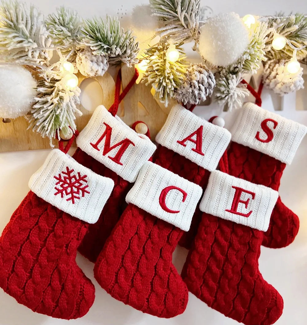 Monogram Snowflake Holiday Stocking