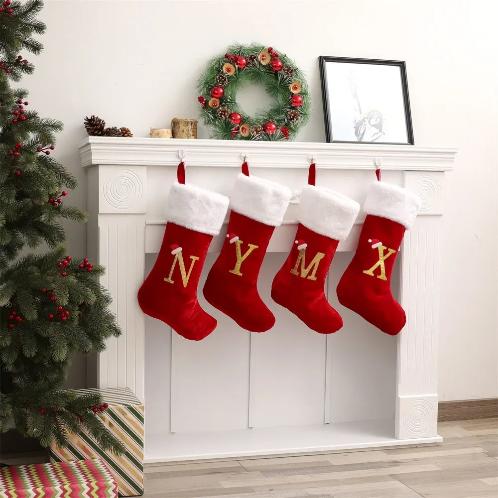 Family Initial Knit Stocking