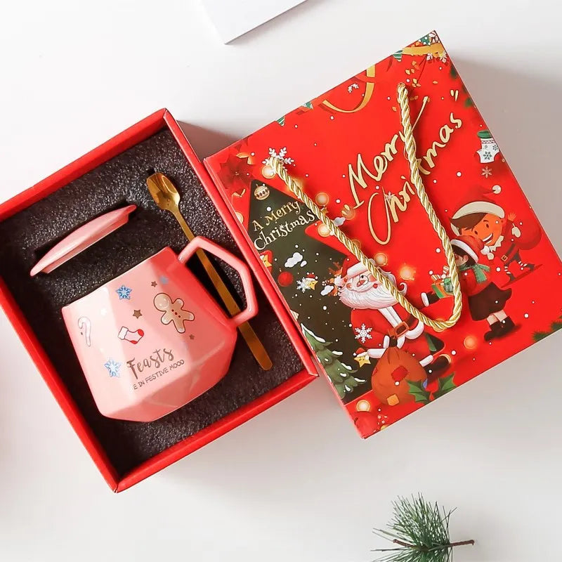 Holiday Sip Mug Set (Lid + Stirrer)