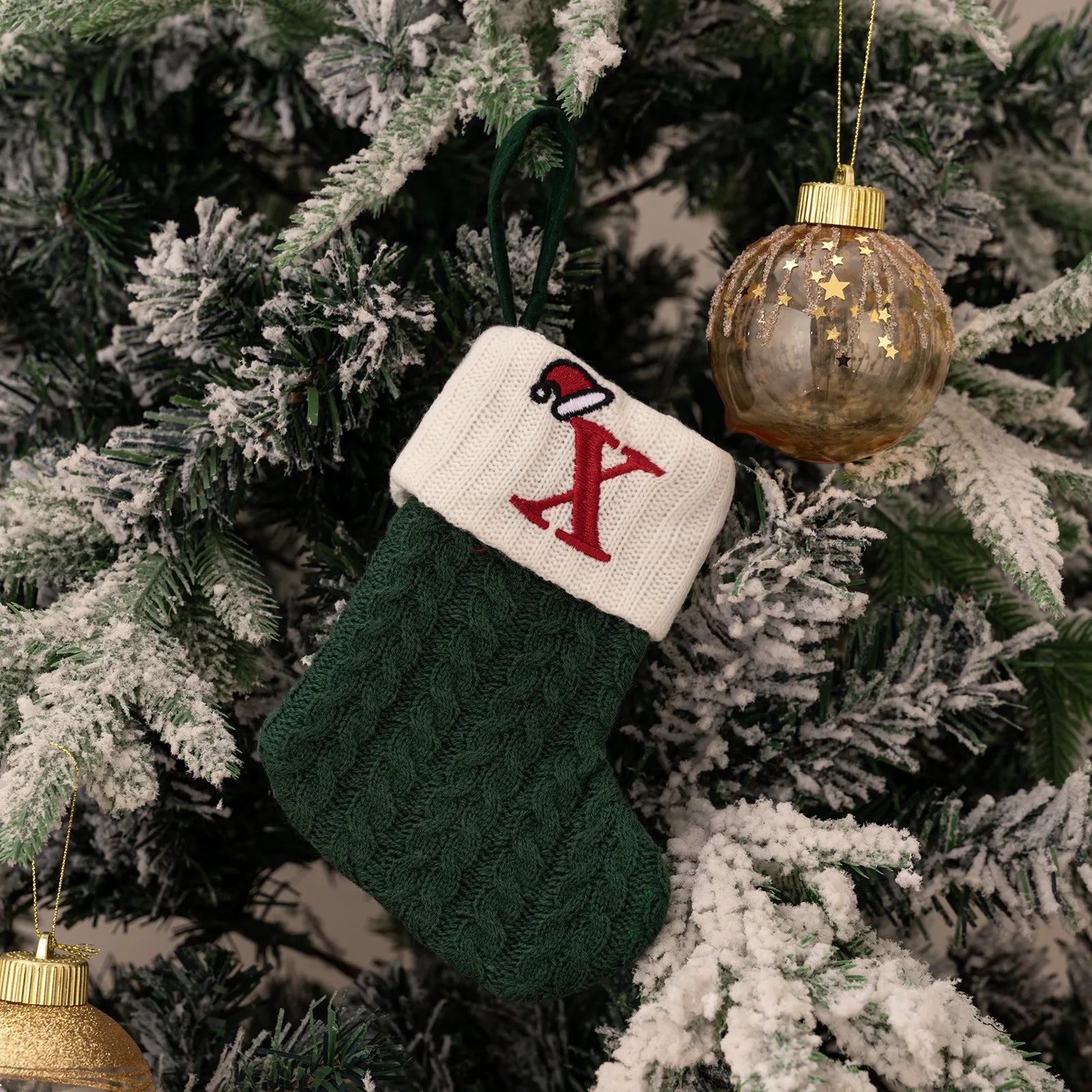 Forest Green Initial Stocking